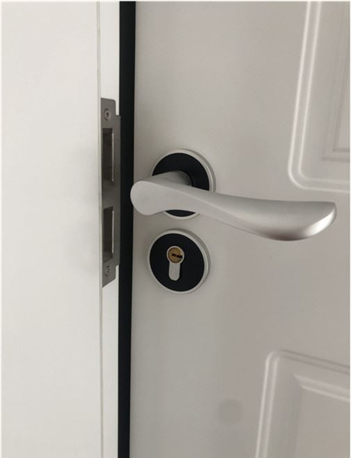 Two Panels Mothproof WPC Door For Home